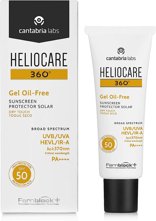 Heliocare Heliocare, 360° Gel Oil Free Sunscreen, SPF 50, 50 ml
