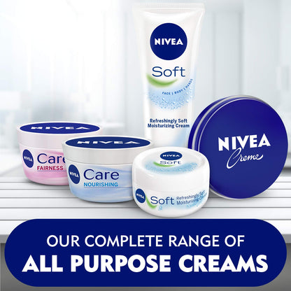 NIVEA Moisturising Cream, Universal All Pourpose Moisturizer for Face Body Hands, Tin 400ml