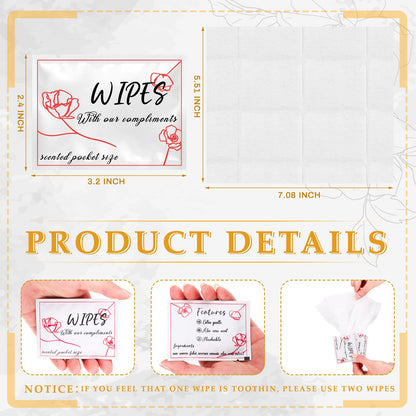 Individual Wrapped Wipes Bulk Butt Wipes Travel Wipes Baby Wipes Flushable Wipes Restaurant Reserve Wipes Shoes Wipes Flushable Toilet Wipe Travel for Baby Women Men Adults Shoes Travel (Simple)