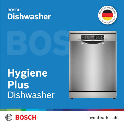 Bosch Standing Dishwasher, 13 Place Settings Dishwashers, Made in Germany Bosch Dishwasher, Dishwasher Machine SMS6ECI38M