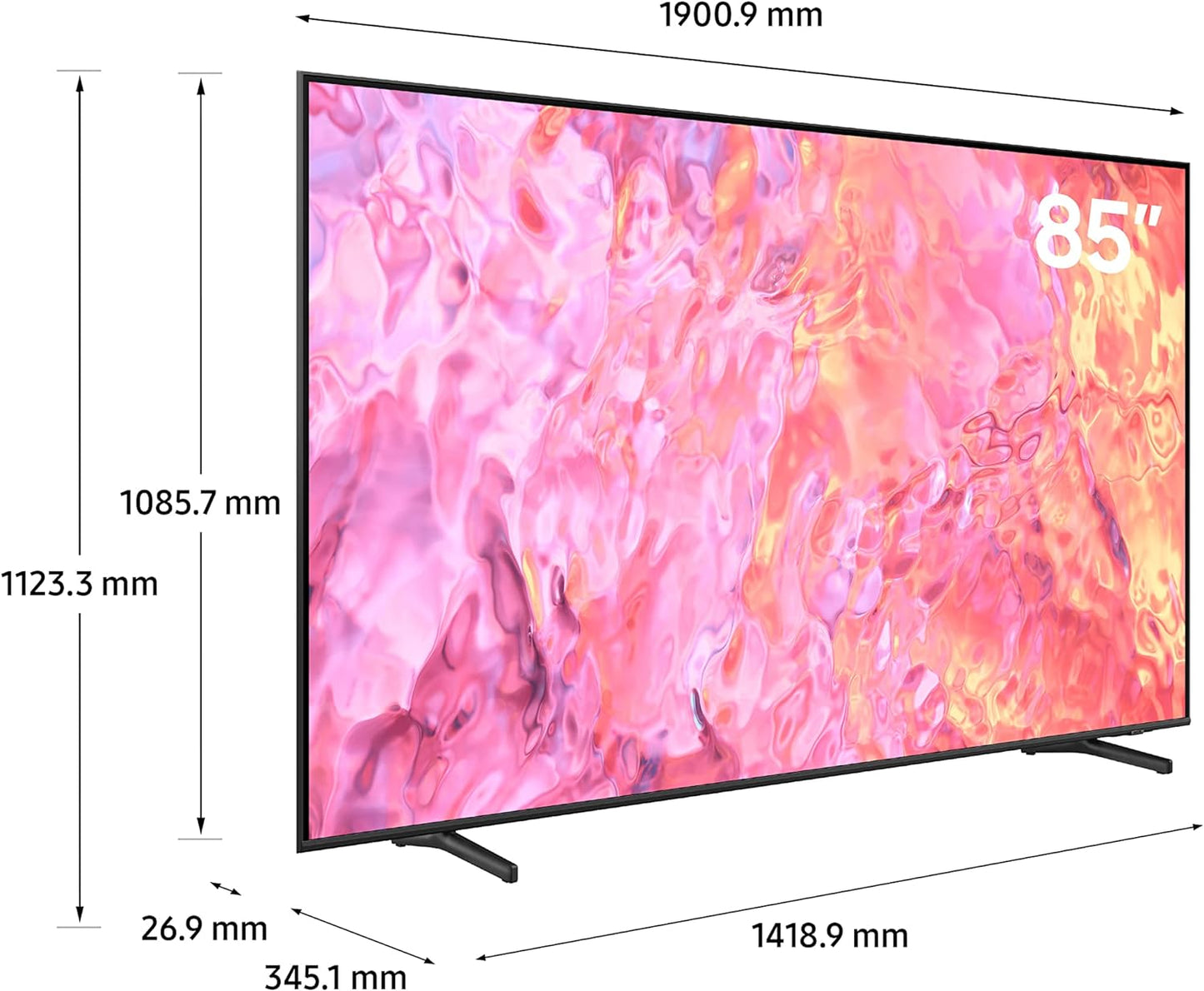 Samsung 55 Inch TV Crystal UHD Crystal Processor 4K Hub - UA55CU7000UXZN (2023 Model)