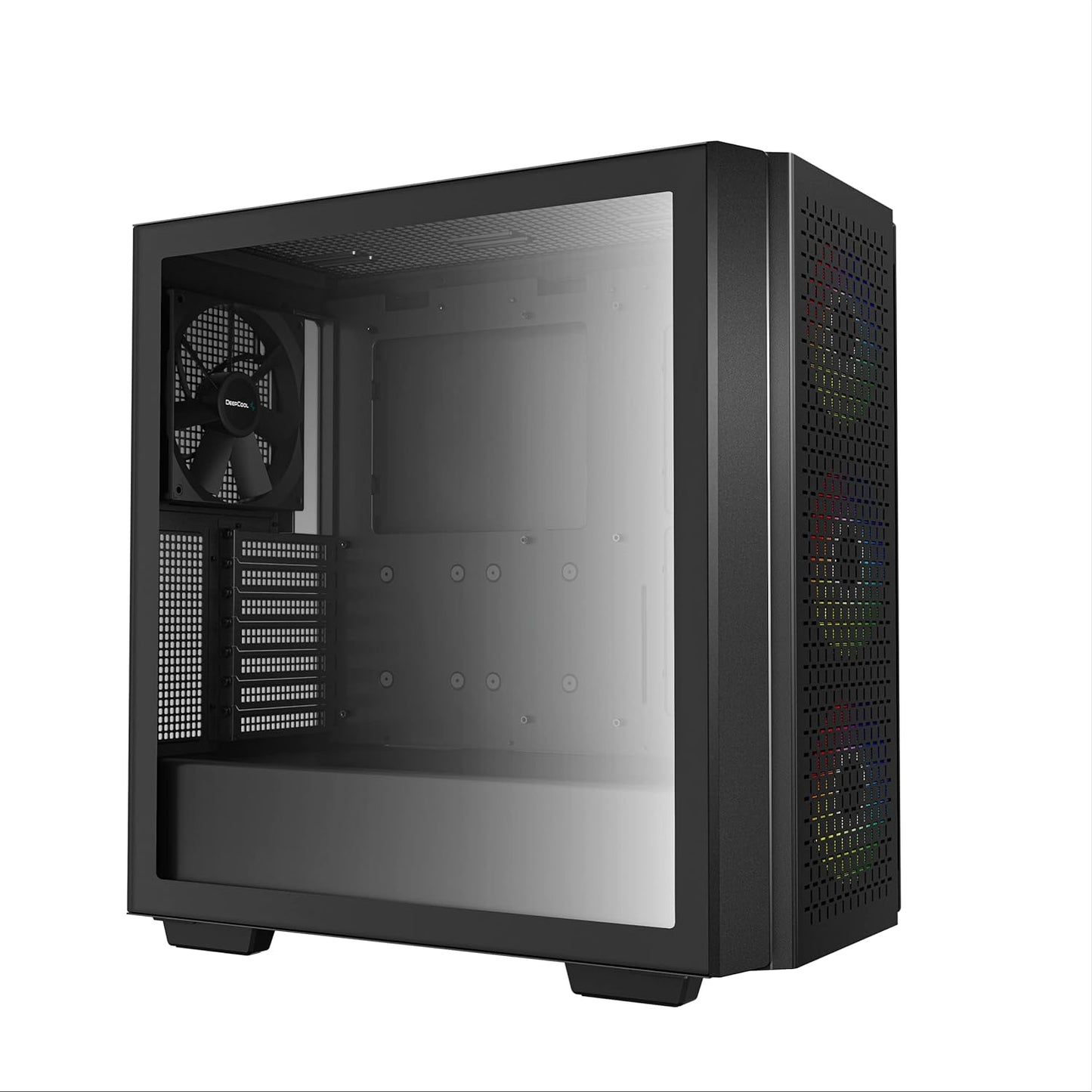 Deepcool MID TOWER CASE CG560 Side window Black MidTower Power supply included No