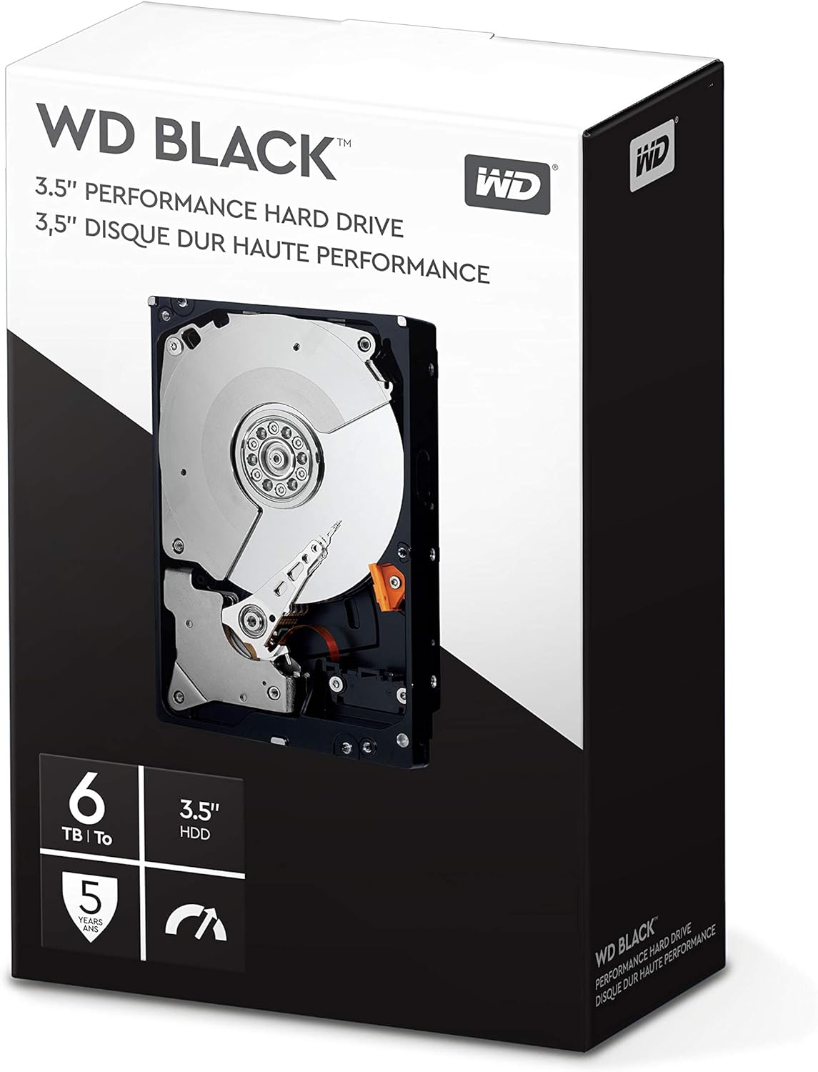 WD Black 4TB Performance Desktop Hard Disk Drive - 7200 RPM SATA 6 Gb/s 64MB Cache 3.5 Inch