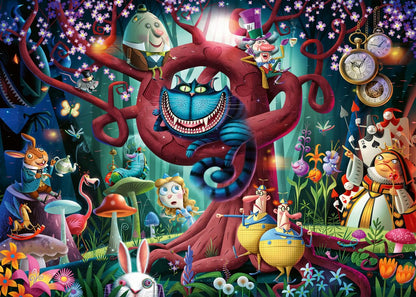 Ravensburger Most Everyone is Mad 1000 Piece Puzzle for Adults - Alice in Wonderland Theme, Every Piece is Unique, Softclick Technology Means Pieces Fit Together Perfectly