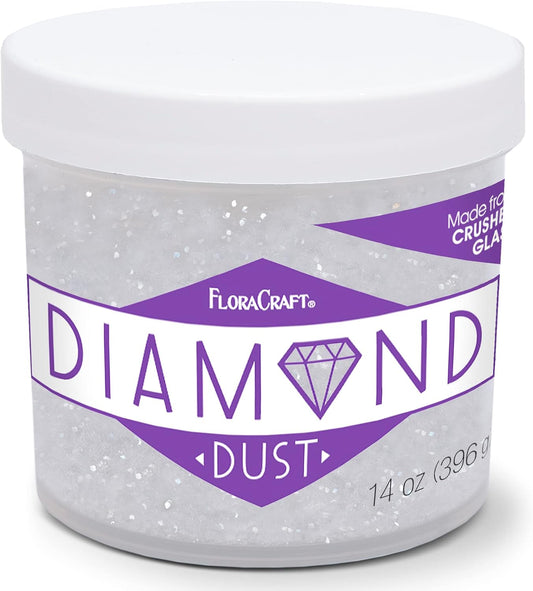 Floracraft Diamond Dust 14oz-Iridescent, 8.89x8.89x8.25 cm