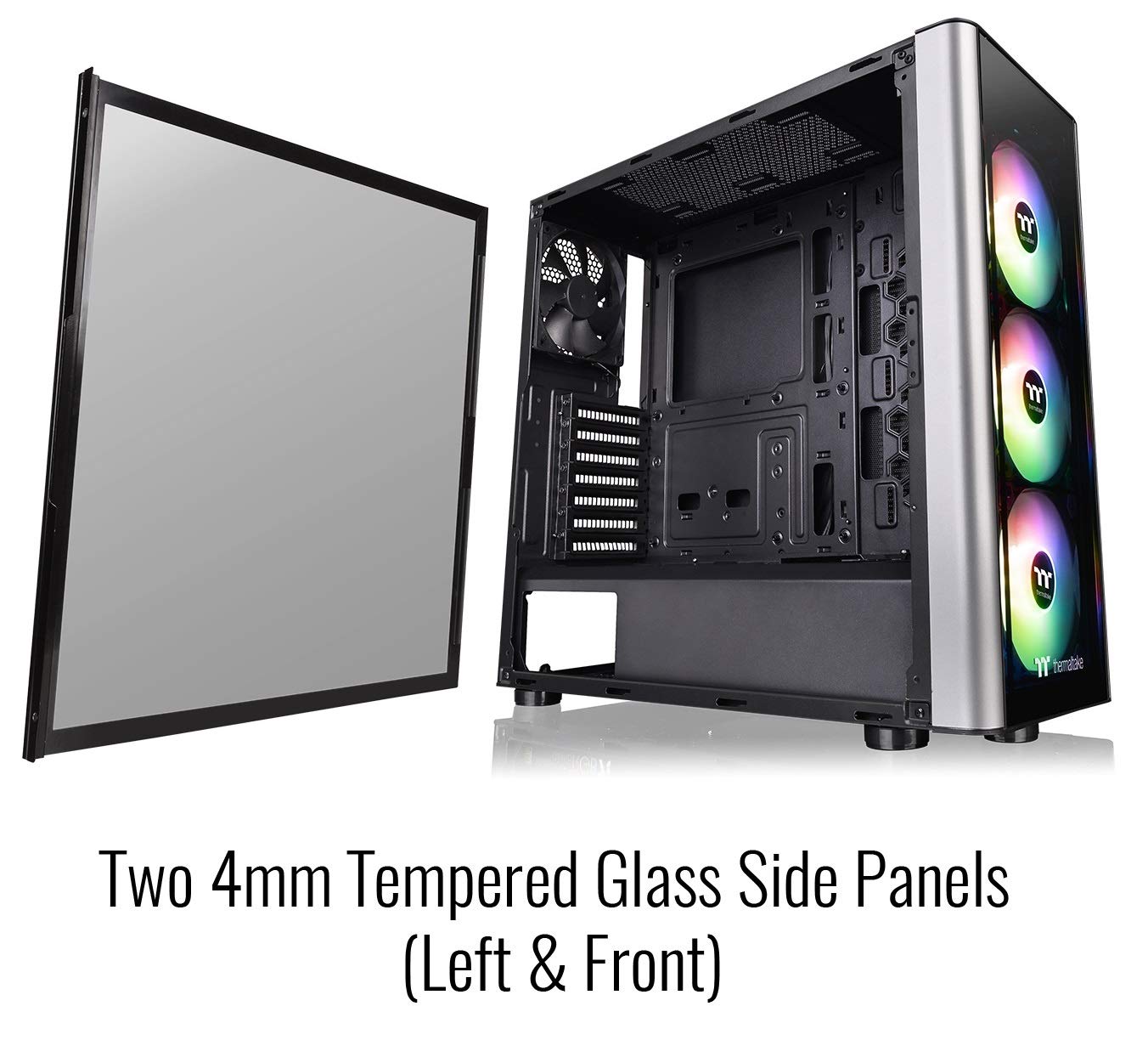 Thermaltake Level 20 Mt Argb Built-In, 3 X 12 0 Mm Gaming Cube Case - Ca-1M7-00M1Wn-00, Black