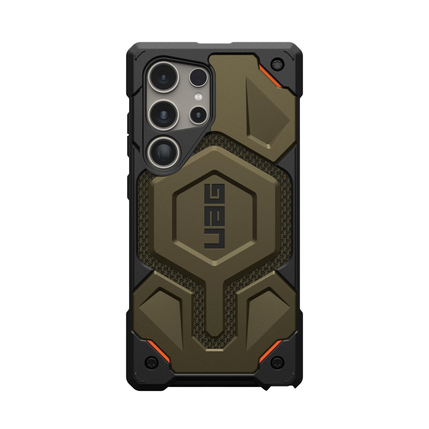 Urban Armor Gear UAG Monarch Pro Kevlar [MagSafe Compatible] Samsung Galaxy S24 ULTRA case cover [25 Feet Drop tested] - Kevlar Black