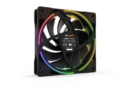 be quiet! Light Wings 120mm PWM, Premium ARGB Cooling Fan, 4-Pin, Triple Pack, BL076, black