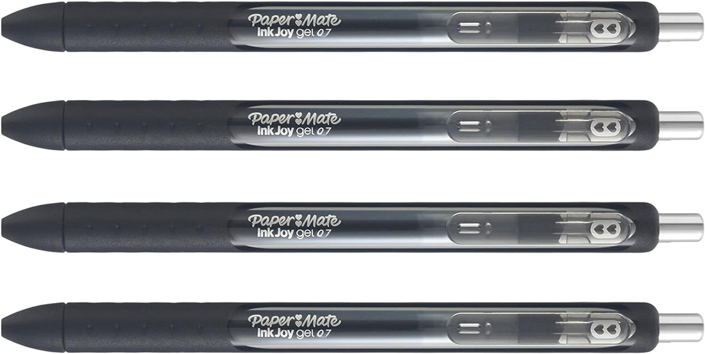 Paper Mate Inkjoy Gel Retractable Pen, 0.7Mm, Ink, Pack Of 14, Assorted (1951636)