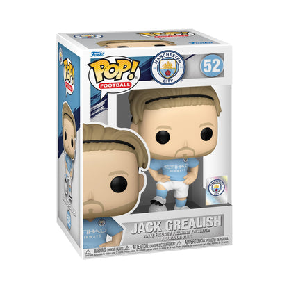 Funko POP! Football: Manchester City - Jack Grealish G. - Manchester City FC - Collectable Vinyl Figure - Gift Idea - Official Merchandise - Toys for Kids & Adults - Sports Fans