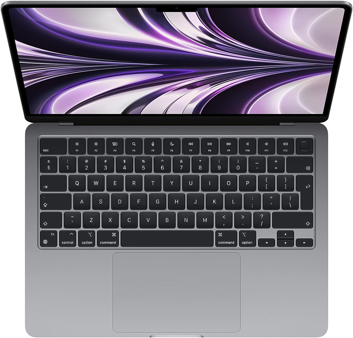 Apple 2022 MacBook Air laptop with M2 chip: 13.6-inch Liquid Retina display, 8GB RAM, 256GB SSD storage, 1080p FaceTime HD camera. Works with iPhone and iPad; Midnight; English