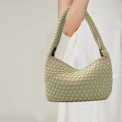 Fashion Designer Handbags and Purses Women Shoulder Bag Casual Versatile Hand Woven Shopping Totes Ladies Underarm Bags