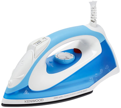 Kenwood Steam Iron 2100W With Ceramic Soleplate, Anti-Drip, Self Clean, Continuous Steam, Burst, Spray Function Stp50.000Wo White/Orange