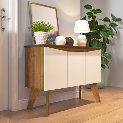 Artely Oásis Sideboard/Buffet, Pine with Off White - W 110 x H 41,5 x D 80 cm.