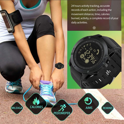 Outdoor Digital Smart Sport Watch for Men with Pedometer Wrist Watch for iOS and Android 50M Waterproof