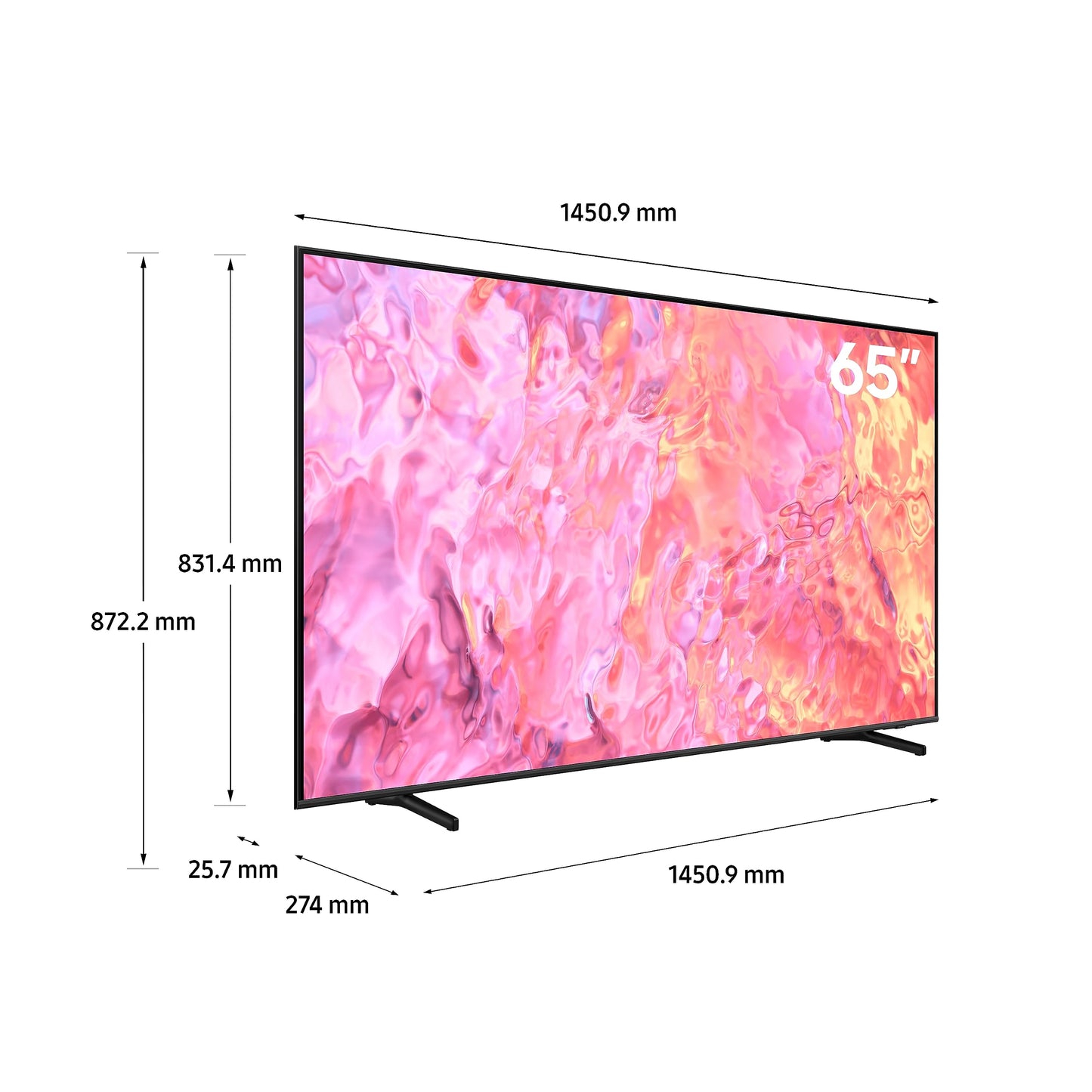 Samsung 55 Inch TV Crystal UHD Crystal Processor 4K Hub - UA55CU7000UXZN (2023 Model)