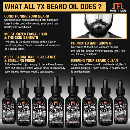 Man Arden 7X Beard Oil (Lavender) 30ml