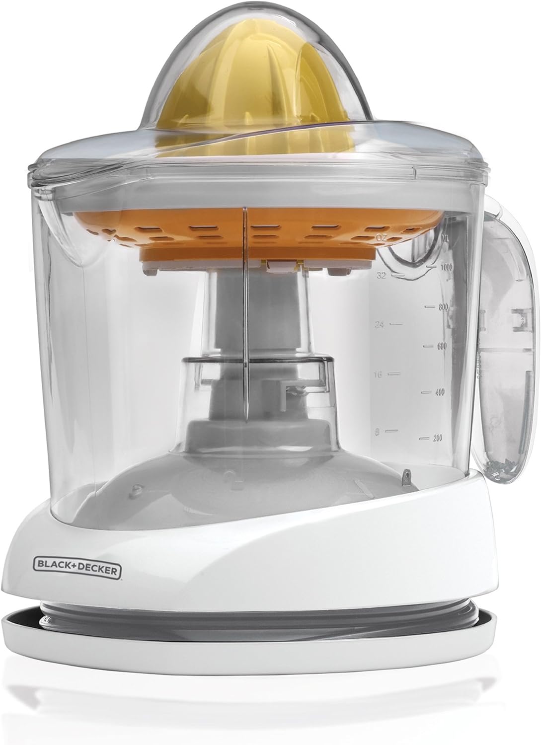 BLACK+DECKER 34oz Citrus Juicer, White, CJ625