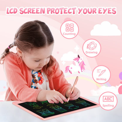 TUGAU LCD Writing Tablet 21 Inch Drawing Tablet Electronic Doodle Board Writing Pad, Erasable Electronic Drawing Pads Monochrome Screen Drawing Board with Stylus Memo Board for Home, School, Office