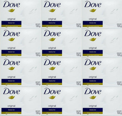 Dove White Cream Bar 4.75 Oz / 135 Gr (Pack of 12)