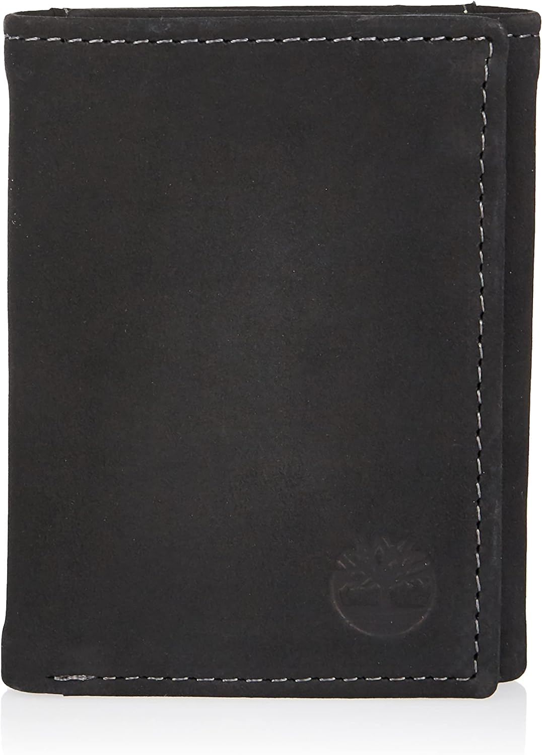 Timberland Men's Icon Boot Slim Leather Tri-Fold Wallet, Black, One Size