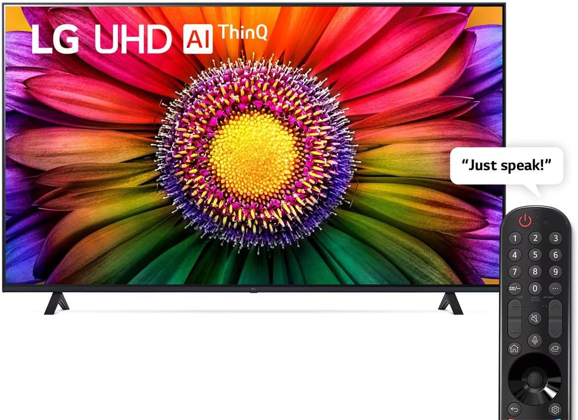 LG UHD UR80 75 inch 4K Smart TV, 2023 75UR80006LJ.AMRE