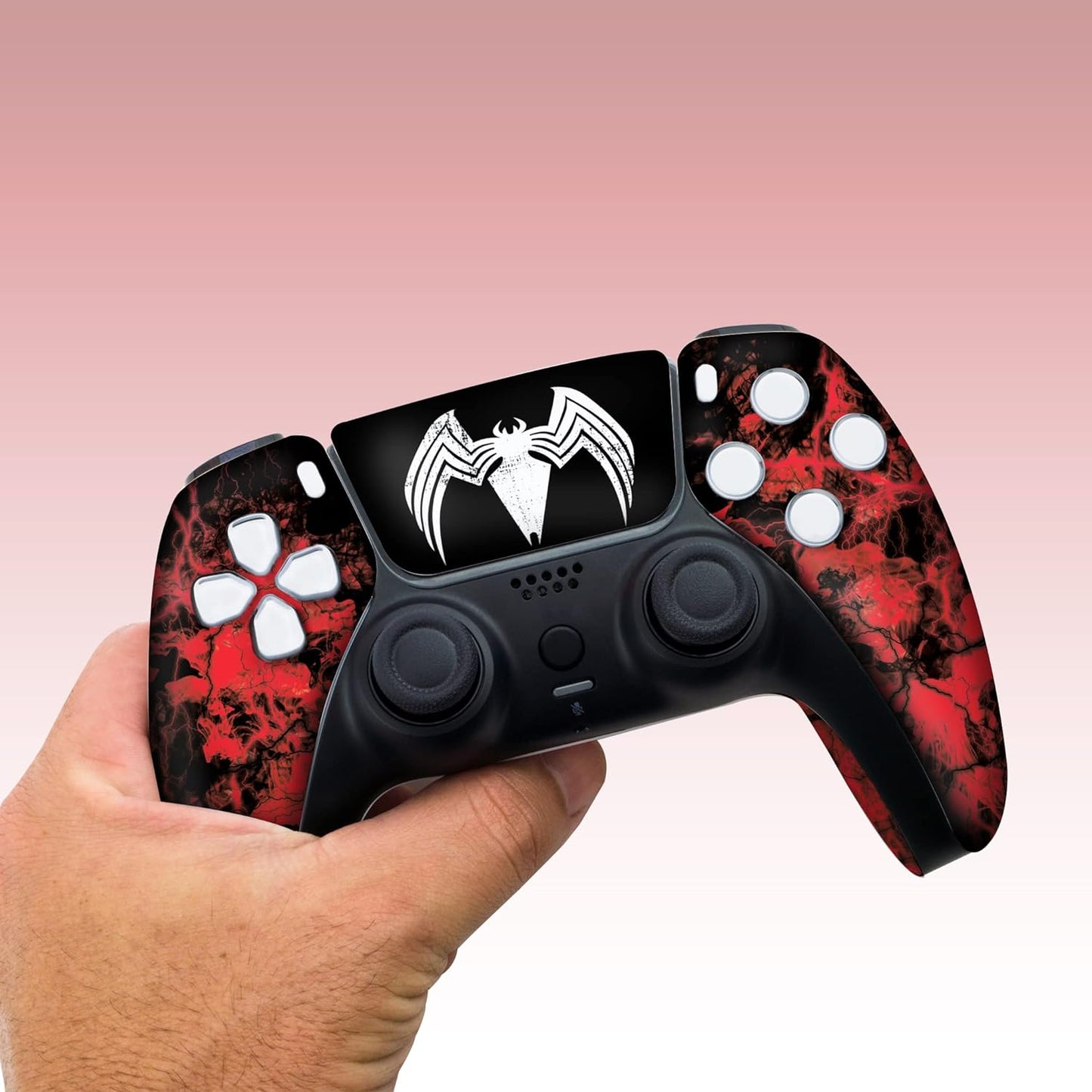 BCB Controller Customised for PS5 Controller Wireless. Original Playstation 5 Controller Compatible with Custom PS5 Remote Control Console. Customized with Permanent Hydro-dip Printing (Not a Skin)