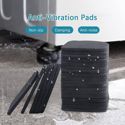 AJIODA Shock Absorbing Washer Pads, Anti-Vibration Washer Mat Non-Skid Protector Mat EVA Rubber Mats Protect Floor Prevent Noise for Washing Machine Dryers Refrigerator Furniture Sofa Table Leg