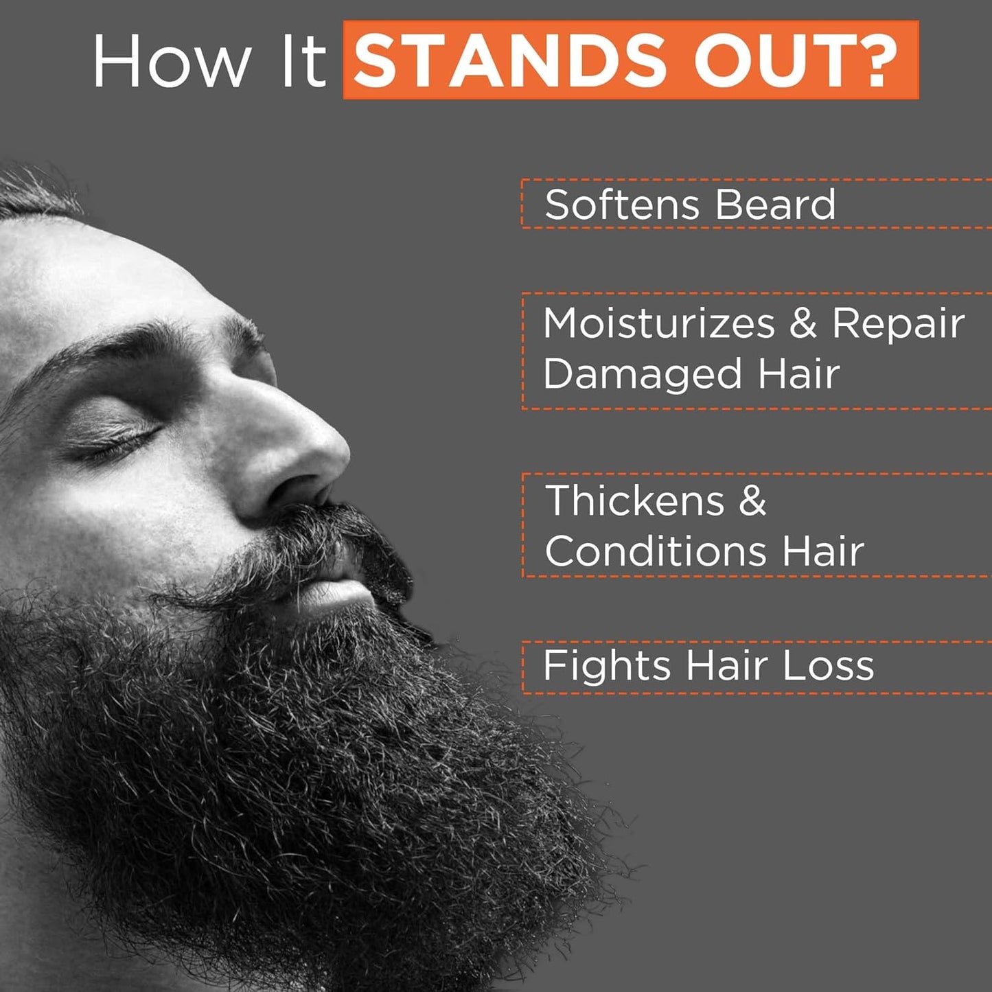 Beardhood Beard Softener For Men - Shea Butter and 6 Natural Oils, 50g