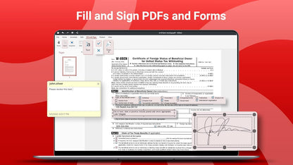 PDF Extra 2023 - Professional PDF Editor – Edit, Protect, Annotate, Convert, Fill & Sign PDFs - 1 Windows PC / 1 User / Lifetime License