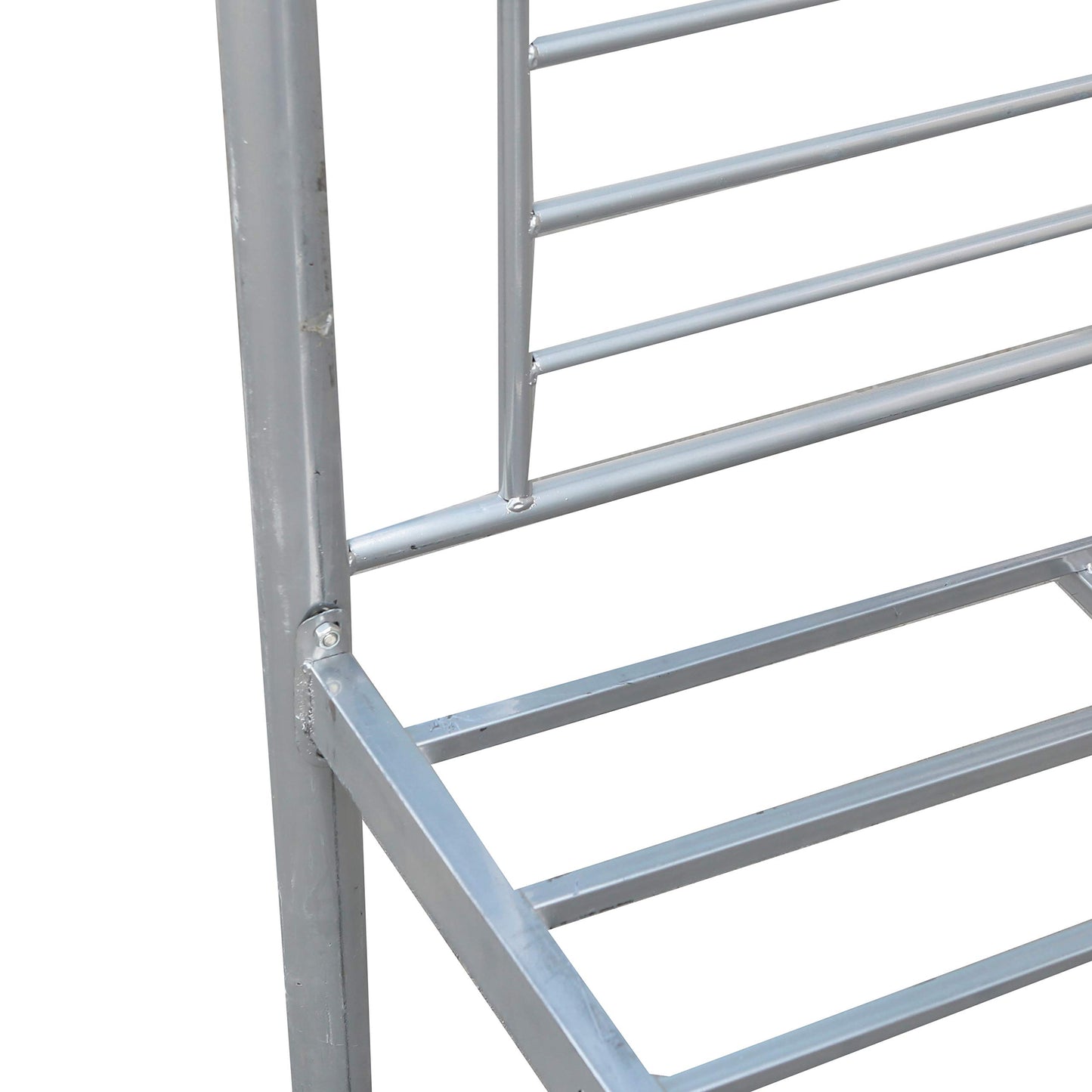 COOLBABY Bunk Bed 100 cm x 190 cm Silver, , Twin