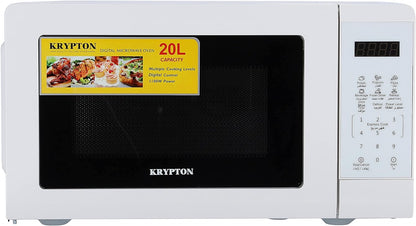 Krypton 20L 1100W Digital Microwave Oven, white, KNMO6216