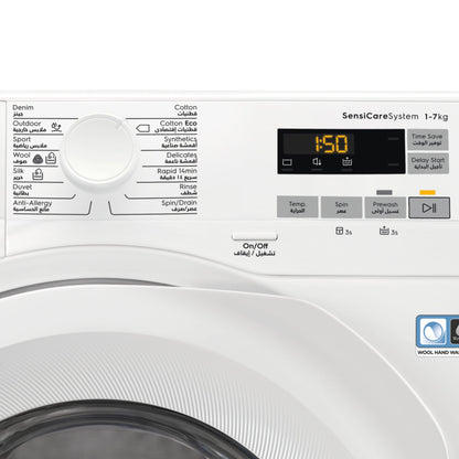 Electrolux Washing Machine 10KG, 1600 RPM, Front Load, Fully Automatic, Invertor Motor, Steam Function, Child Safety Lock, White, EW8F2166MA"Min 1 year manufacturer warranty"