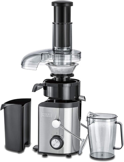 Black+Decker 800W 1.7L Stainles Steel XL Juicer Extractor With Juice Collector Silver/Black Je800-B5"Min 1 year manufacturer warranty"