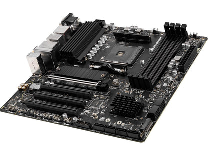 MSI B550M PRO-VDH WiFi ProSeries Motherboard (AMD AM4, DDR4, PCIe 4.0, SATA 6Gb/s, M.2, USB 3.2 Gen 1, Wi-Fi, D-SUB/HDMI/DP, Micro-ATX)