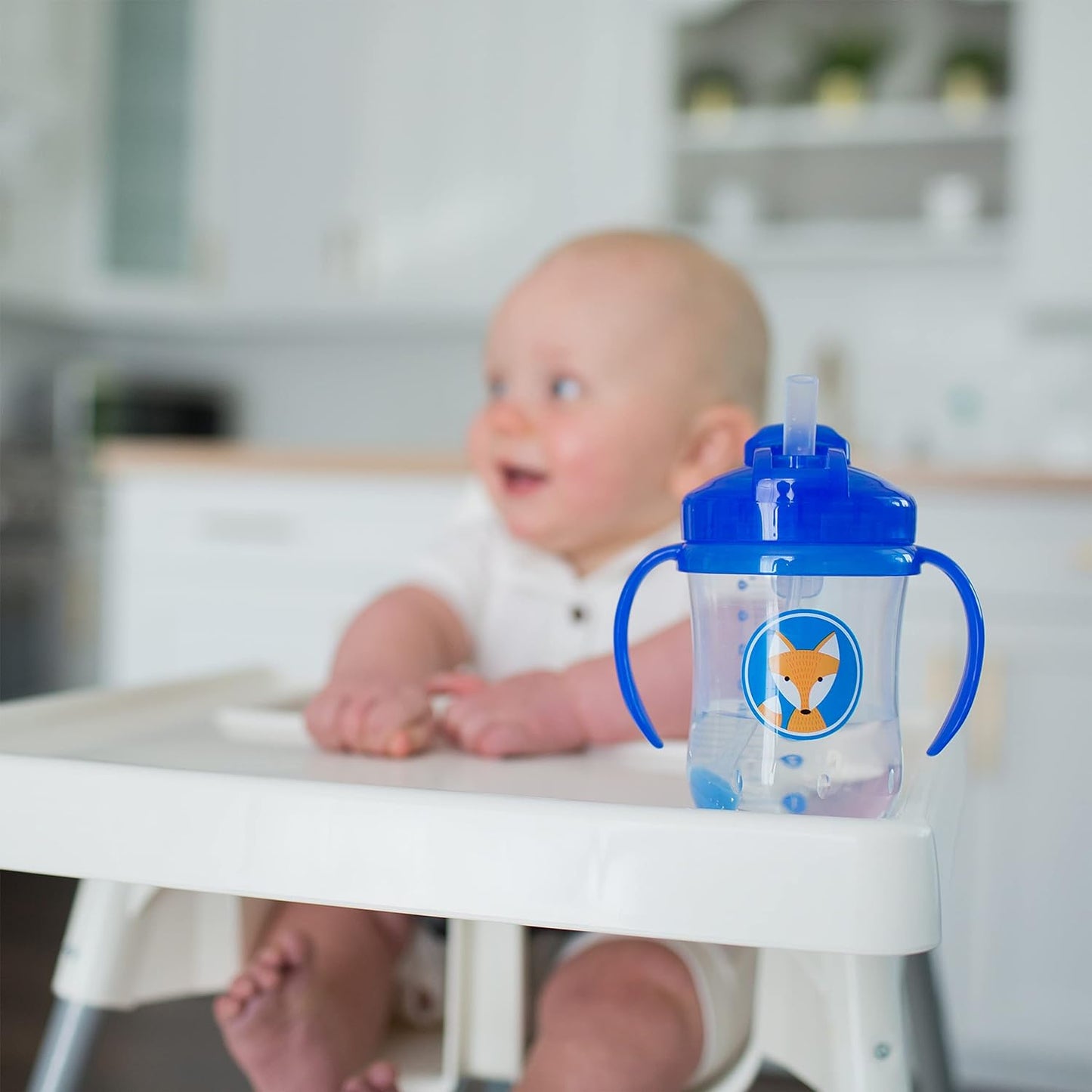 Dr. Brown's Baby's First Sippy Cup with Straw - Blue/Green - 9oz - 2pk - 6m+