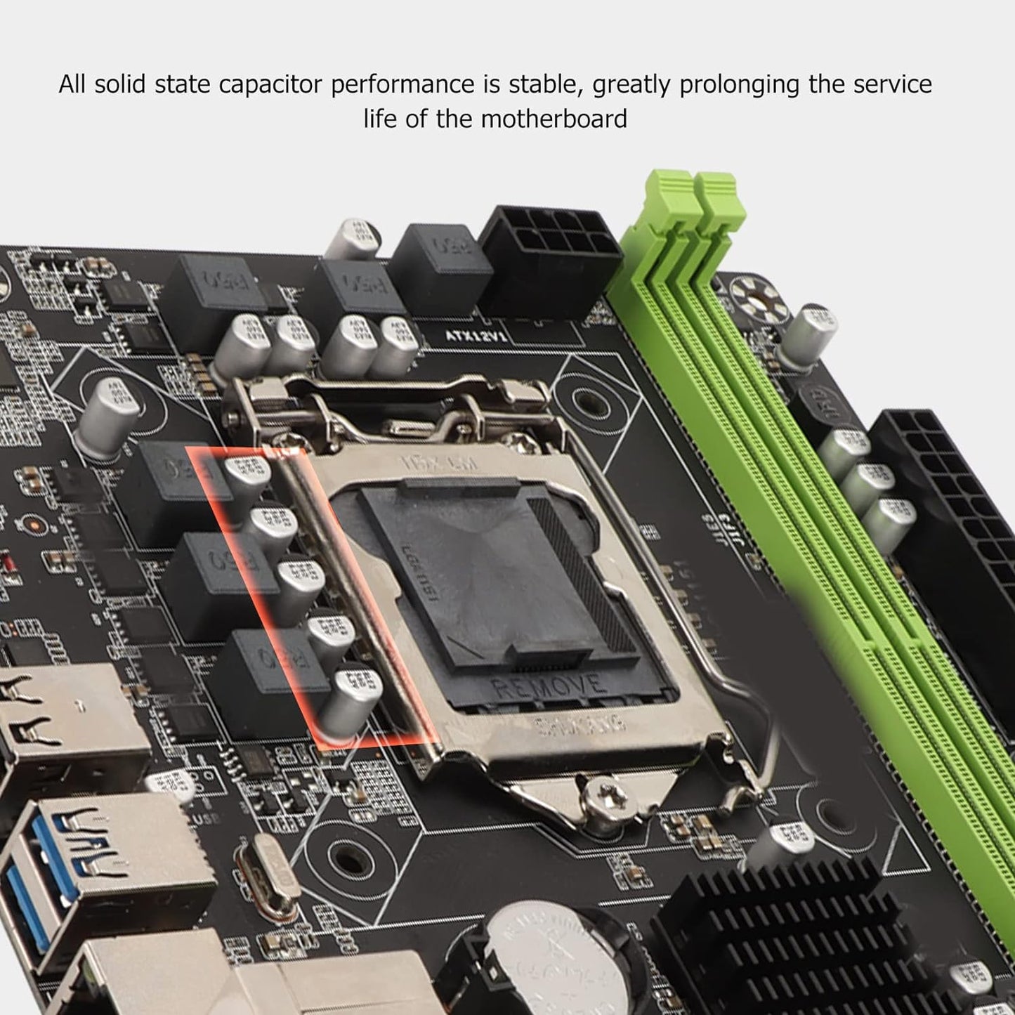 H310B Motherboard LGA 1151, DDR4 Memory Computer Motherboard with HDMI, VGA, M.2, Integrated Gigabit Network Card, M ATX Motherboard with SATA3.0, USB3.0