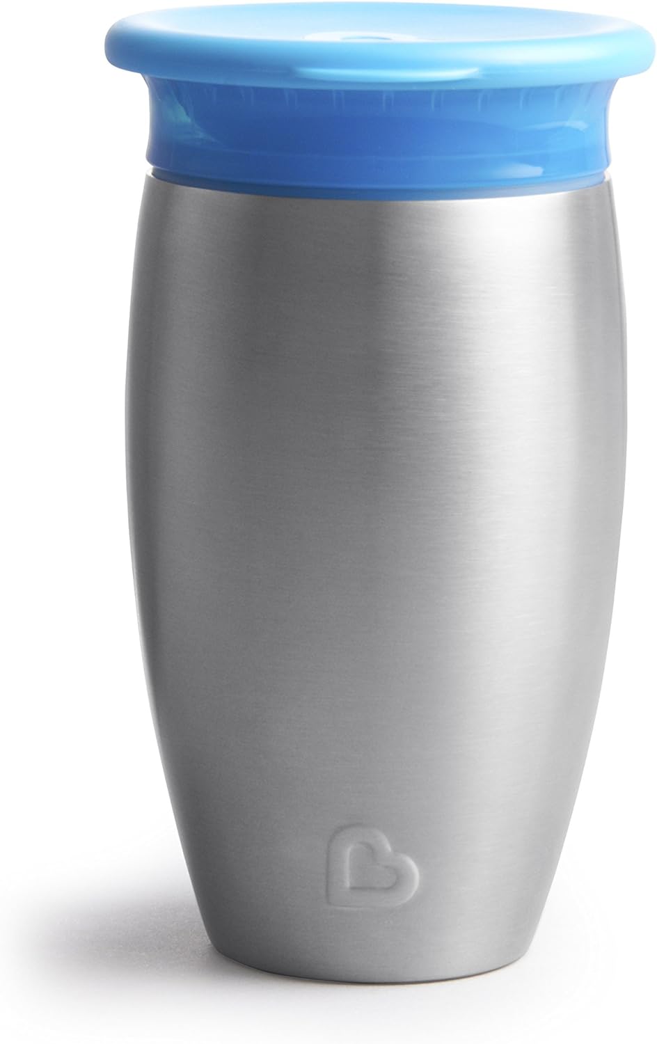 Munchkin Miracle Stainless Steel 360 Sippy Cup, Blue, 10 Ounce