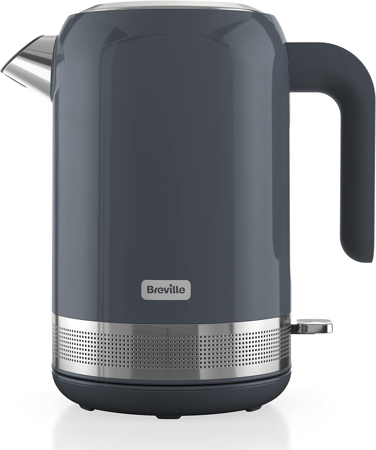 Breville High Gloss Electric Kettle | 1.7 Litre | 3kW Fast Boil | Cream, Plastic [VKT153]