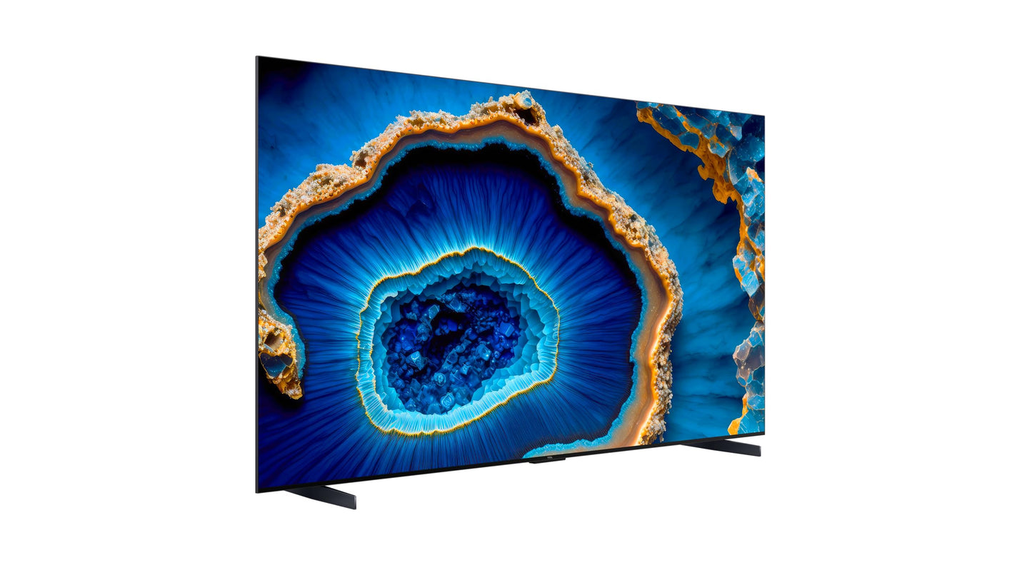 TCL 75 Inch TV, 4K QD-Mini LED, Smart TV, Google TV, Game Master 2.0, Dolby Vision IQ-Atmos HDR 1300 nits peak IMAX Enhanced 144HZ VRR - 75C755