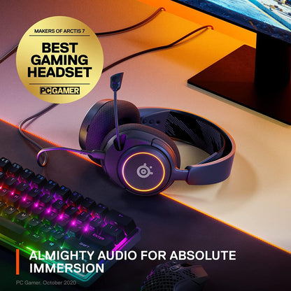 SteelSeries Arctis Nova Pro Wireless - Multi-System Gaming Headset - Premium Hi-Fi Drivers - Active Noise Cancellation - Infinity Power System - PC, PS5, PS4, Switch, Mobile