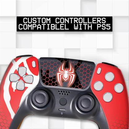 BCB Controller Customised for PS5 Controller Wireless. Original Playstation 5 Controller Compatible with Custom PS5 Remote Control Console. Customized with Permanent Hydro-dip Printing (Not a Skin)