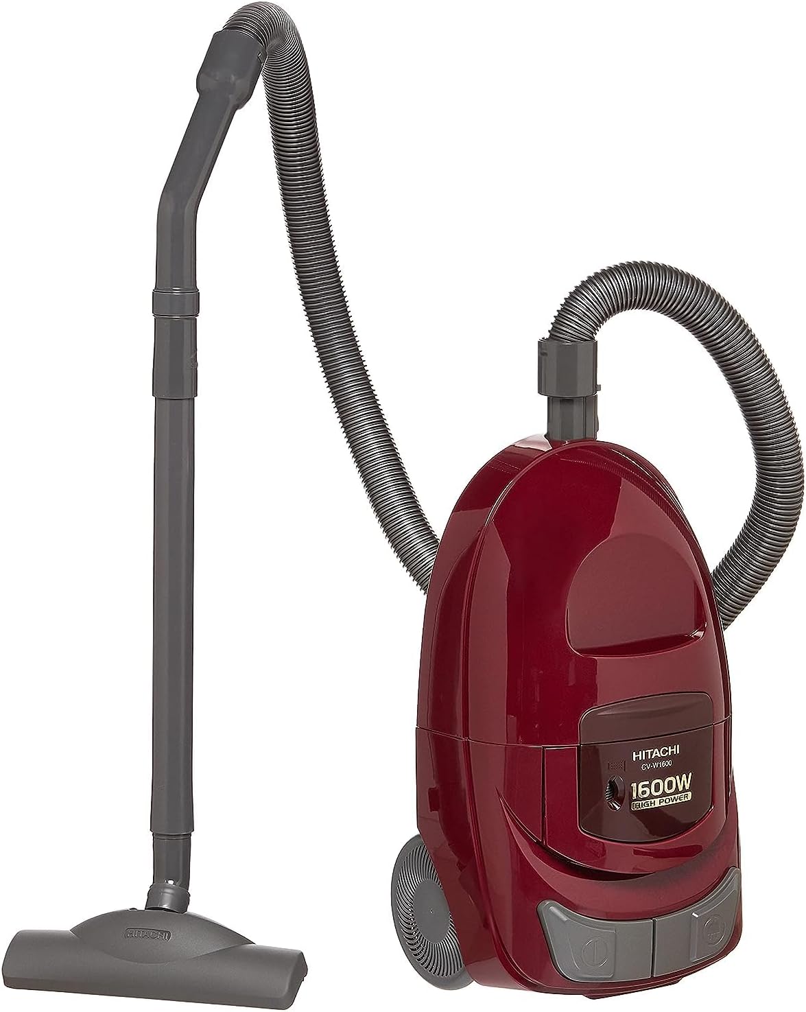 Hitachi 1600W Powerful Bagless Vacuum Cleaner, High Suction Power With 5L Big Dust Capacity, Cloth Filter, Blower Function, Rug, Floor & Crevice Nozzle, Brush, CVW160024CBSWR