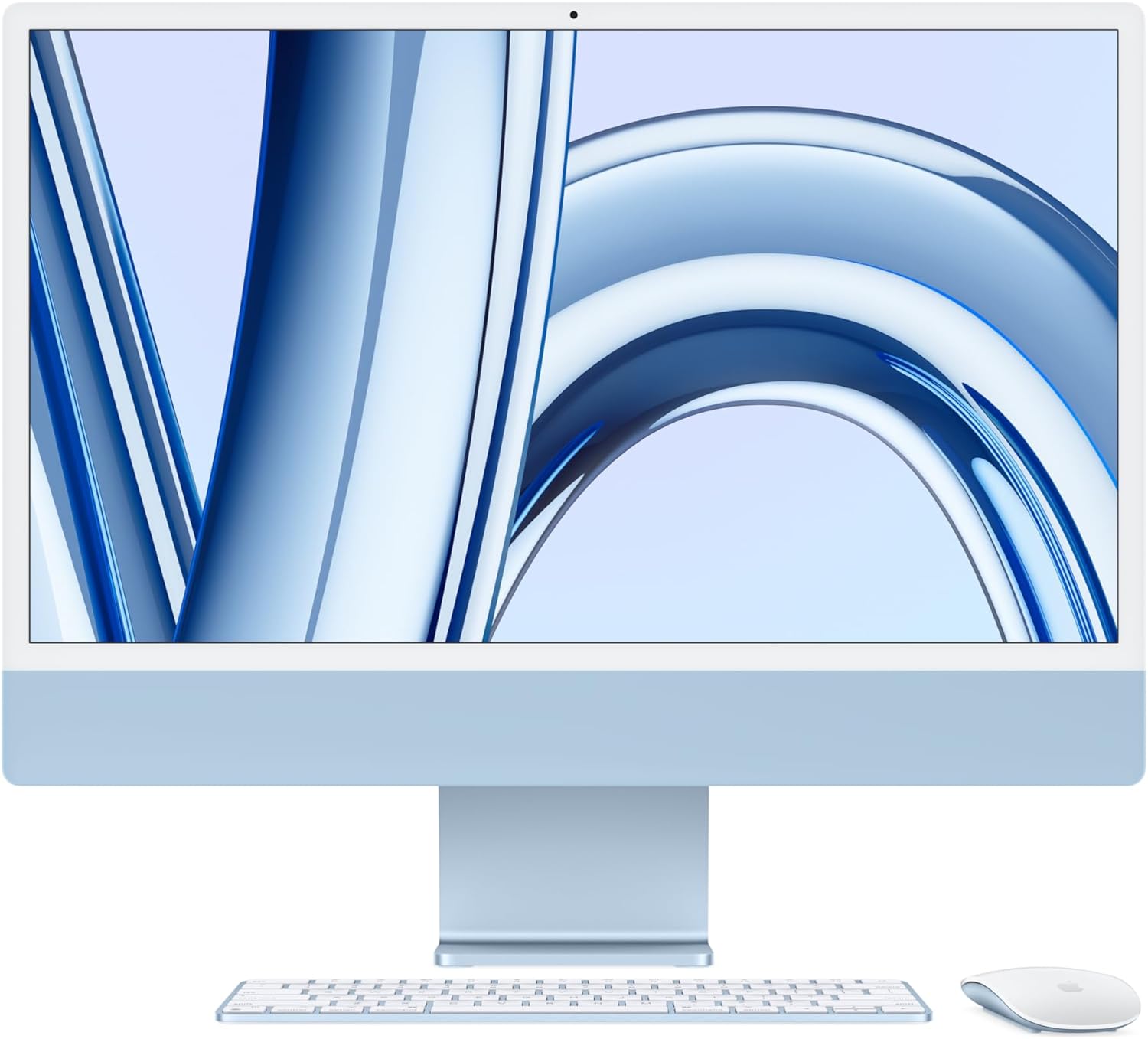 Apple 2023 iMac (24-inch, Apple M3 chip with 8‑core CPU and 10‑core GPU, 8GB Unified Memory, 512GB) - Silver; English - CaveHubs