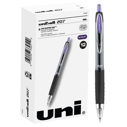 Uniball Signo 207 Gel Pen 12 Pack, 0.5mm Micro Black Pens, Gel Ink Pens | Office Supplies Sold by Uniball are Pens, Ballpoint Pen, Colored Pens, Gel Pens, Fine Point, Smooth Writing Pens