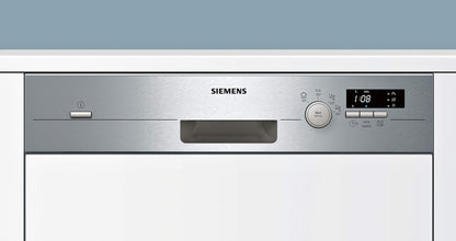 Siemens 12 Place Settings Semi Integrated Dishwasher,German Engineering, 3 Years Warranty, White, Sn54D500Gc