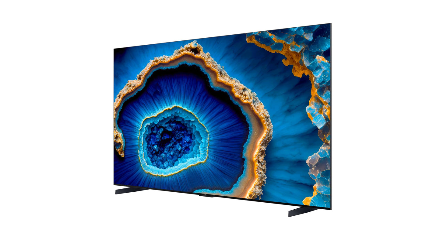 TCL 75 Inch TV, 4K QD-Mini LED, Smart TV, Google TV, Game Master 2.0, Dolby Vision IQ-Atmos HDR 1300 nits peak IMAX Enhanced 144HZ VRR - 75C755