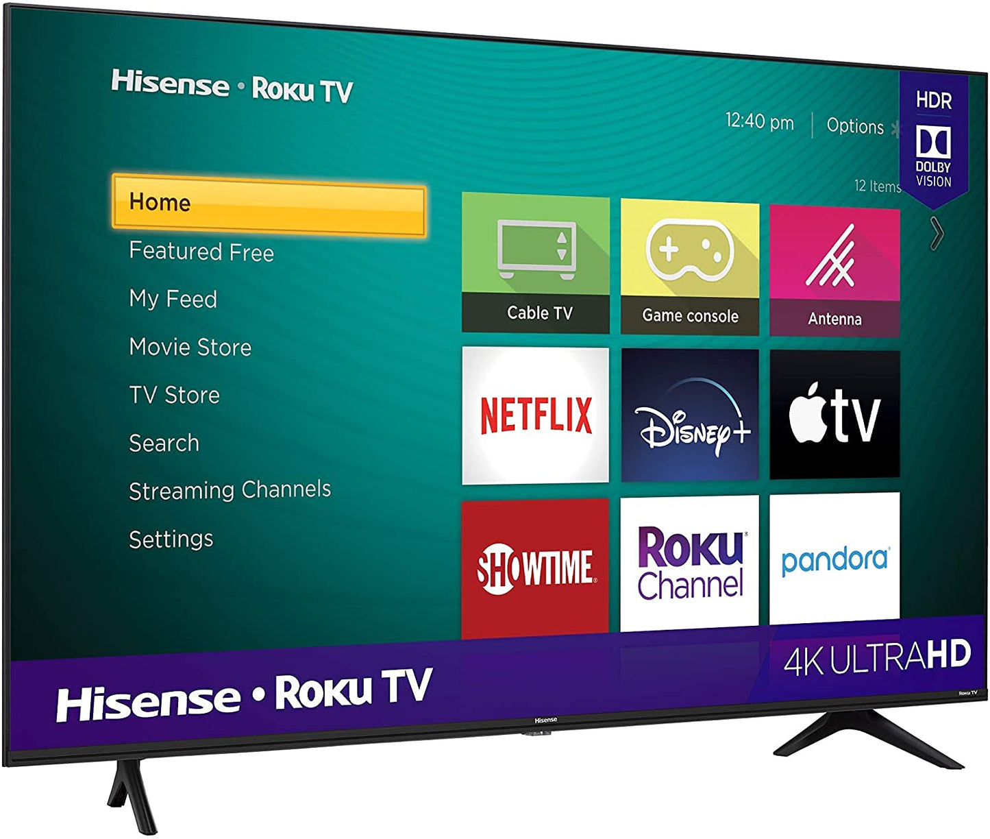 Hisense 43 Inch TV 2K FHD Smart TV With Dolby Vision HDR DTS Virtual X & WiFi - 43A4HD (2022-23)