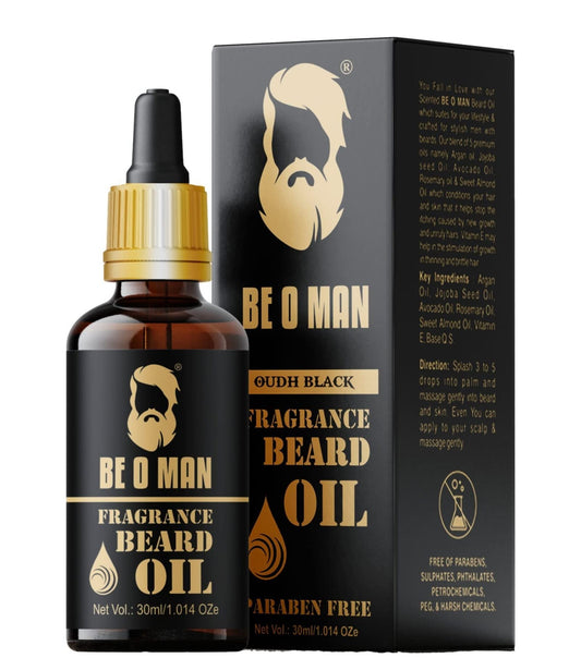 Be O Man Beoman Oudh Black Beard Oil For Grooming Men Beard