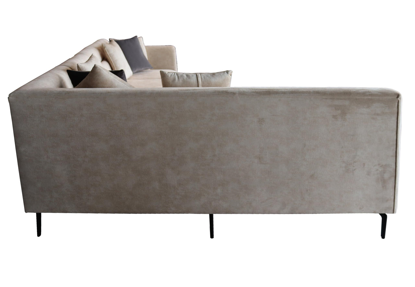 Reno L-Shaped Sofa, Beige